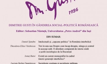 Revista <i>Sociologie Romaneasca</i> nr. 2/2012: D. Gusti in gandirea social-politica romaneasca
