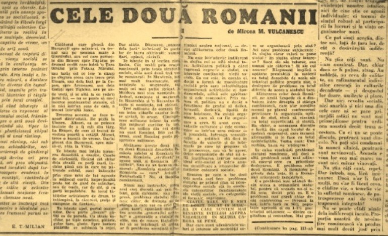 “Cele două Românii”: originile și contextul unei formule controversate