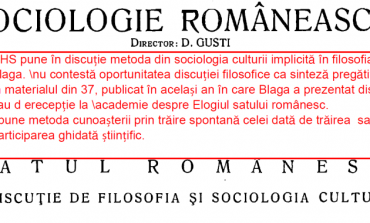 Satul romanesc. O discutie de filosofia si sociologia culturii (1937); Gradul de modernizare al regiunilor rurale ale Romaniei (1939)